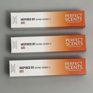 3 Pack Perfect Scents Inspired by Ariana‎ Grande's Ari Rollerball Fragrance